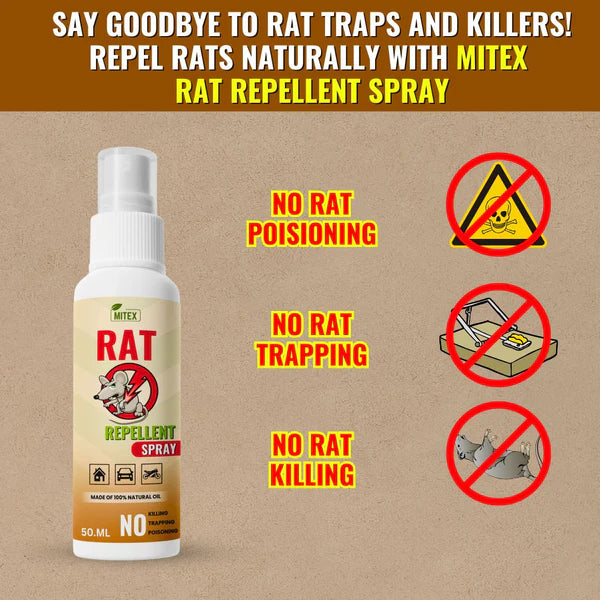 Rat Repellent Spray – Safe, Effective, and Eco-friendly.