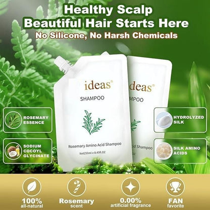 🌿 Rosemary Amino Acid Shampoo (Pack of 2) 🌿